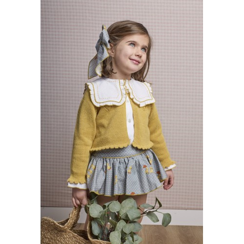 DAISY - Chaqueta niña 3/4 amarilla