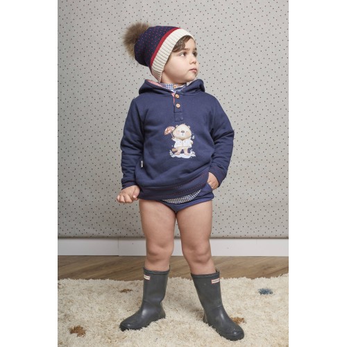 MUSHROOM - Sudadera niño marino osito+P.L.Felpa